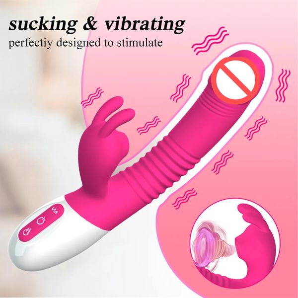 Vibrador de clitóris para mulheres chupando língua lambendo estimulador de vácuo poderoso ponto g coelho vibrador brinquedos sexuais femininos para adultos