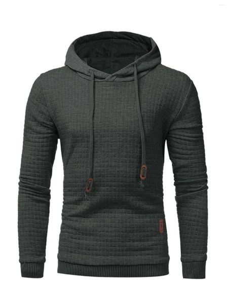 Con cappuccio maschile da uomo a zip fusta con cappuccio con cappuccio con cappuccio lunghe maniche lunghe corsettatore casual plolover per allenamento da allenamento