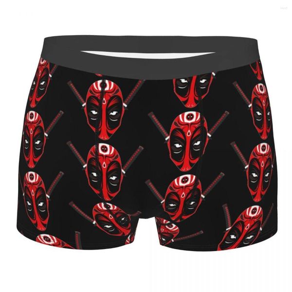 Cueca Japonesa Hannya Breathbale Calcinha Cueca Masculina Estampada Cueca Boxer