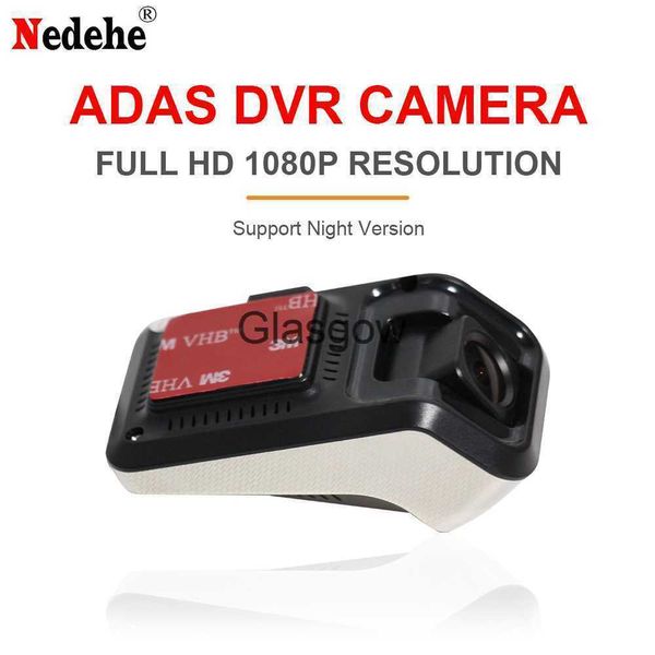 DVRs de carro 1080P HD USB ADAS Dash Camera DVR de carro para Android Rádio Gravador de vídeo Frontal e Traseiro Loop Gravação Dashcam Visão Noturna x0804 x0804