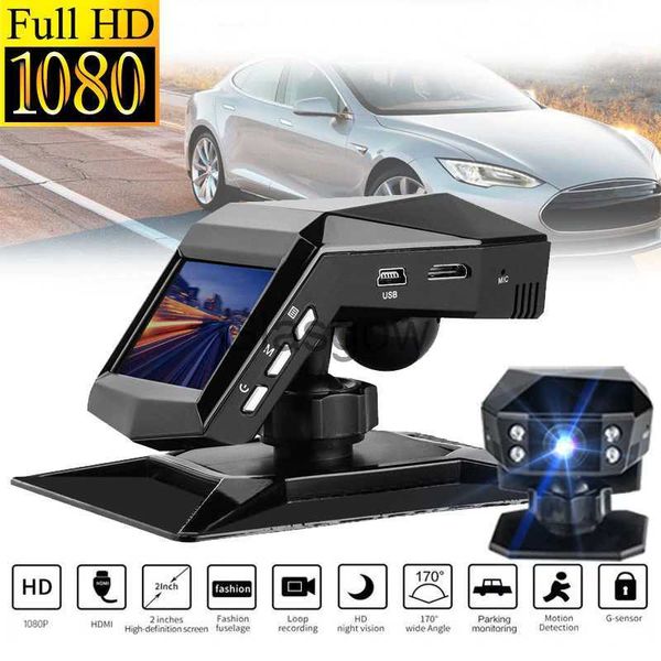 Araba DVRS Araç DVR Full HD 1080p Dash Kamera Otomatik Kamera Kamera Çevrim Kayıt Gece Görme Video Kaydedici Dashcam Merkez Konsolu X0804 X0804