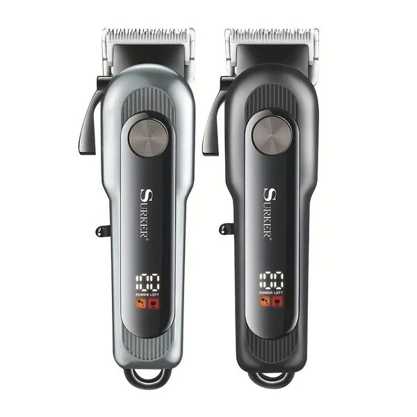 Máquina de cortar cabelo elétrica, tesoura de pressão retrô com cabeça de óleo, máquina de cortar cabelo profissional, máquina de cortar cabelo para barba