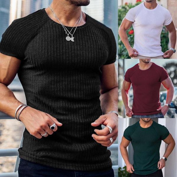 Camisetas masculinas grandes extra fashion primavera e verão casual manga curta gola redonda masculina