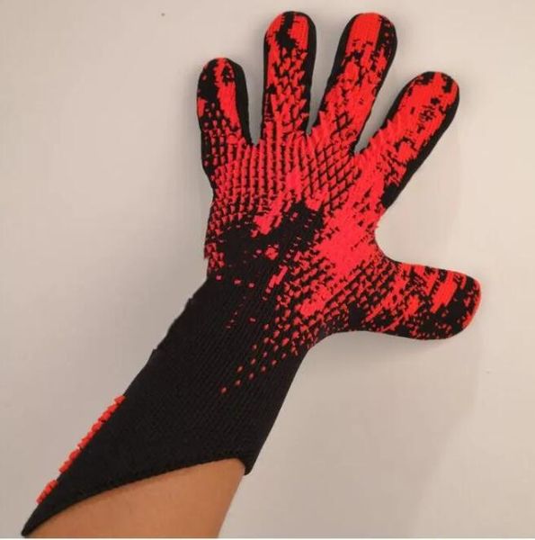 2023 neue Torhüterhandschuhe verpackte Handgelenksgurt professionelle Fußballhandschuhe Anti-Rutsch-Handschuhe-Latex Plam Sports Handschuhe ad013