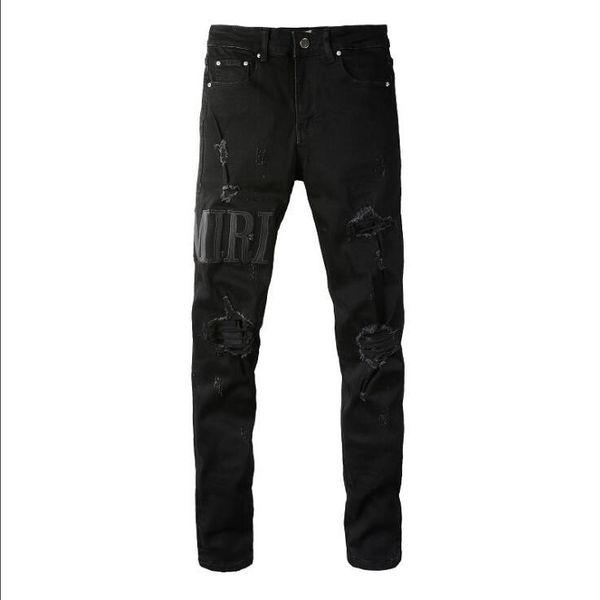 jeans de grife para homens buraco azul claro cinza escuro itália homem marca calças compridas streetwear jeans skinny fino reto biker jeans 28-40