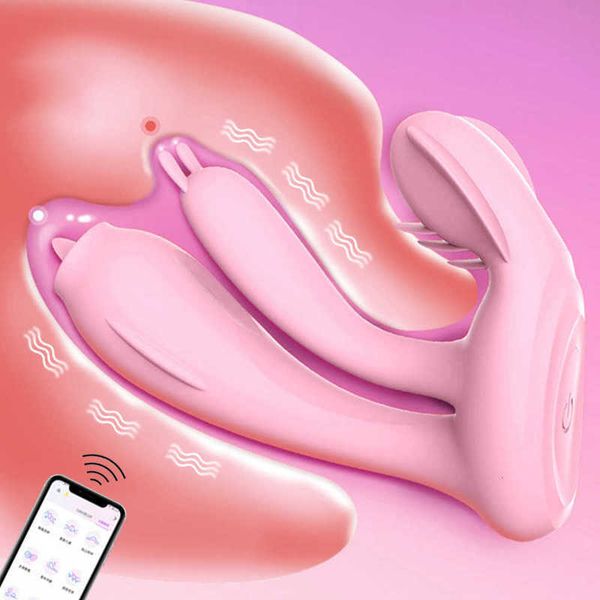 Massager Wireless Bluetooths Dildo Vibrator for Women App Control Remoto Panties vibratórios G Estimulador de clitóris de ponto de vista