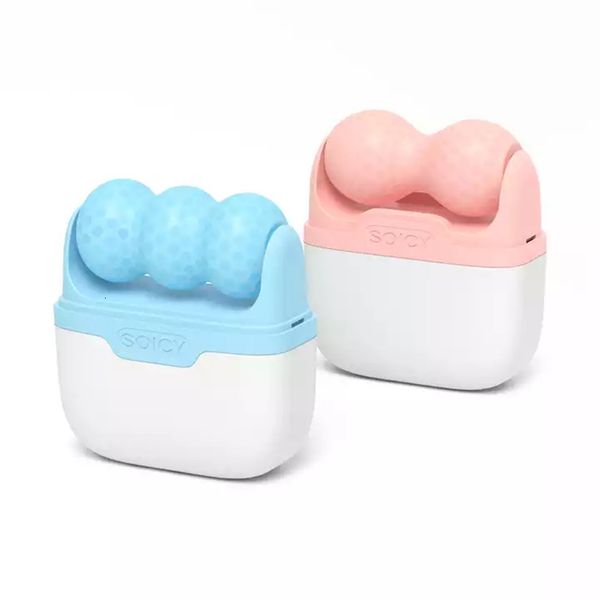 Dispositivos de cuidado facial Ice Roller Soicy S30 Skin Cooling W e V Shaping Weel Relax Tightening Massager Cold Rolling Body Maderotherapy 230807