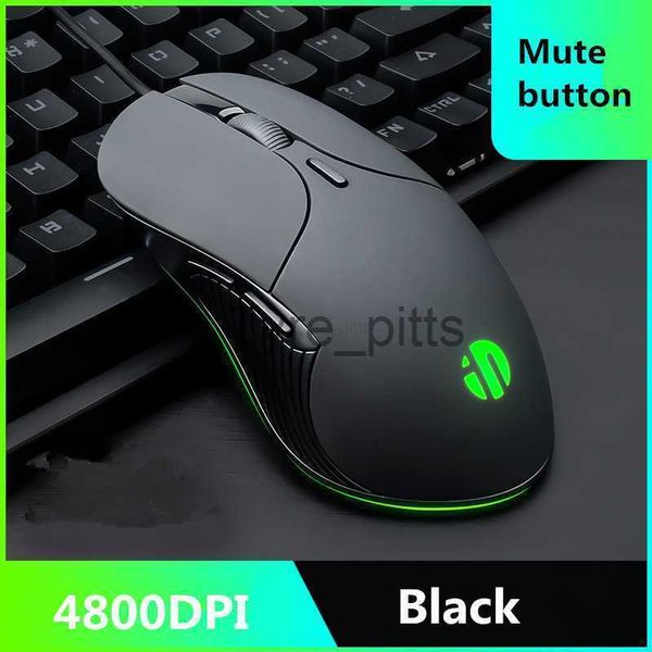 Mouse di vendita caldo 4800 DPI Wired Profession Gaming Mouse 6 pulsanti LED Ottico Ergonomia USB Mouse per PC Laptop X0807