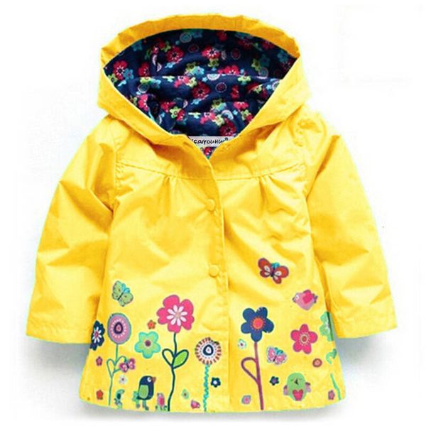 Ceketler Sonbahar Bebek Trençkotları İçin Su Geçirmez Rüzgar Çıldırıcı Çocuklar Uzun Kollu Çocuk Giyim Kızlar Moda Out Giyim 2 6y 230807