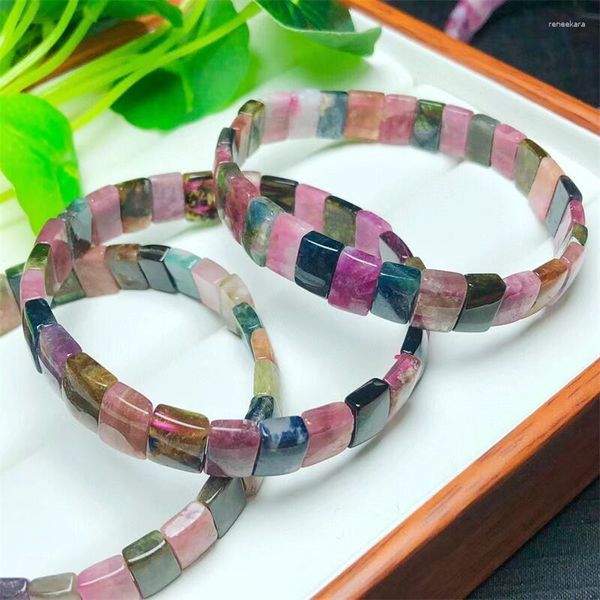 Strand Natural Ocean Jasper Bangle Bracelet Fashion Women Healing Jewelry Gemstone Reiki Energy Stone Gift Holiday Gift 1pcs 6-8mm