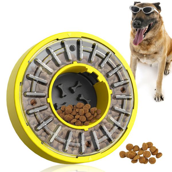 I giocattoli per cani ruotano la ciotola di cibo per cani da sovralimentazione che mangia lentamente puzzle forniture per animali domestici