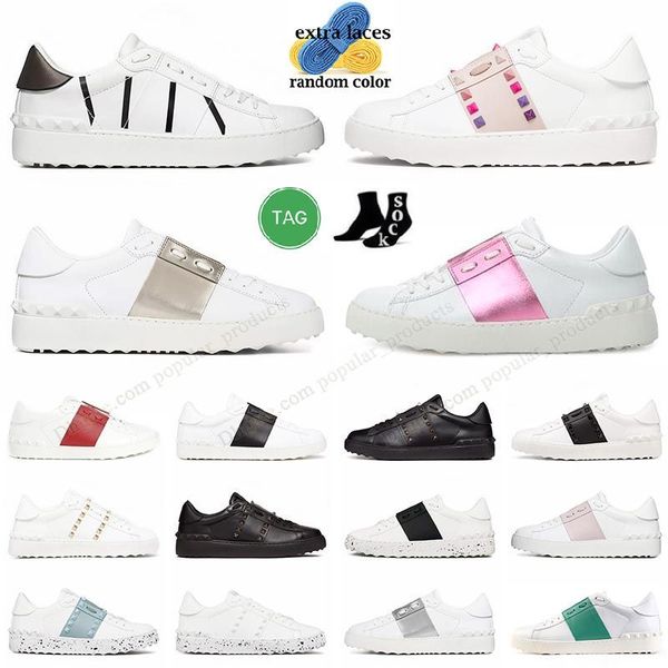 Sevgililer Gibi Ayakkabı Sevgililer Sneakers Siyah Beyaz Gündelik Ayakkabı Pembe Mavi Altın Çıplak Kırmızı Yeşil Loafers Deri Çiviler Perçinler Lüks Eğitmenler Erkek Kadın