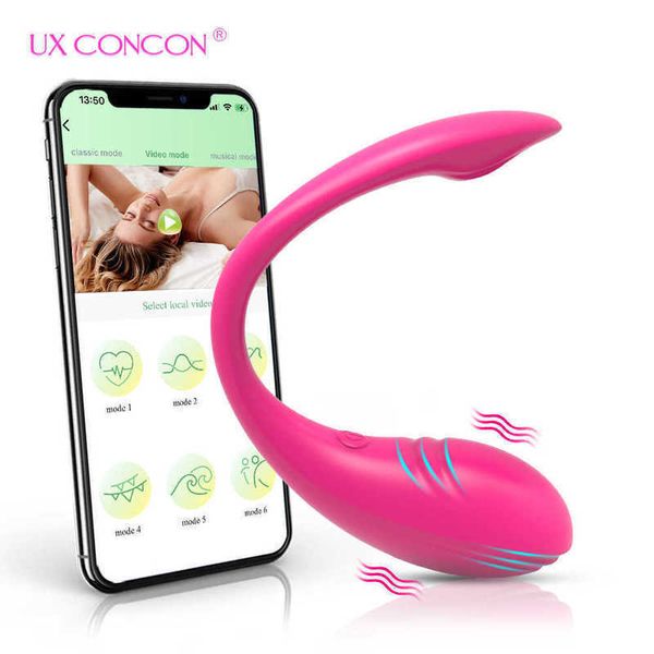 Massager Bluetooths Dildo Vibratior Egg für Frauen weibliche drahtlose App Fernbedienung Verschleiß vibrierender Höschen Erwachsene Shop