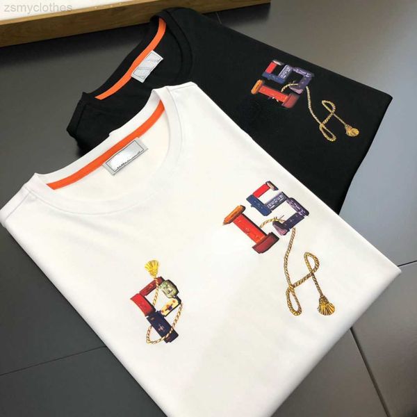 Erkek Tişörtler Erkekler Kısa Kollu Tişört Sweatshirt HMS Tasarımcı Tshirt Erkekler Kadın Yuvarlak Boyun Tee Külot T-Shirt Luxury Pamuk Tshirt Yüksek Kaliteli Sıradan Polo Gömlek