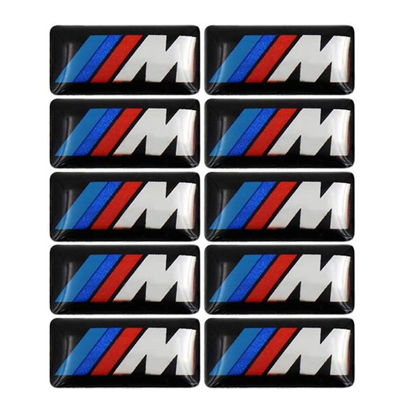 100pcs TEC Sport Tekerlek Rozeti 3D Amblem Çıkartma Çıkartmaları BMW M Serisi M1 M3 M5 M6 X1 X3 X5 X6 E34 E36 E6 Araba Stil Etiketi2536