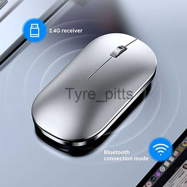 Mouse Wireless Mouse Ricaricabile Bluetooth Silenzioso Computer ergonomico per iPad Mac Tablet Macbook Air Laptop PC Gaming Business Office X0807