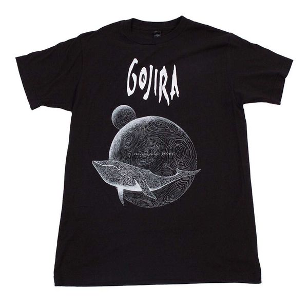 Camisetas masculinas Gojira Flying Whale T-Shirt - Grande 