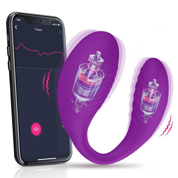 Massager App Remote Control Vagina Bluetooth Vibratore per donne Wireless Kegel Ball Vibrare Ogg'uotta Mancciale femminile Dildo