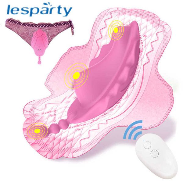 Massageador portátil wearable feminino masturbação borboleta vibradores para mulheres massagem vaginal g ponto estimulação vibrador