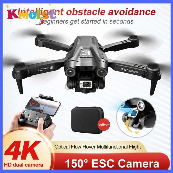 Yeni Mini RC Drone Z908 Engeli Kaçınma İnsansız Hava Aracı 4K Uçak Hava Kamerası Mini Optik Akış Dron Toys Hediye HKD230807