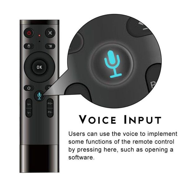 Клавиатуры Voice Control Air Mouse Remote для Android TV -короб