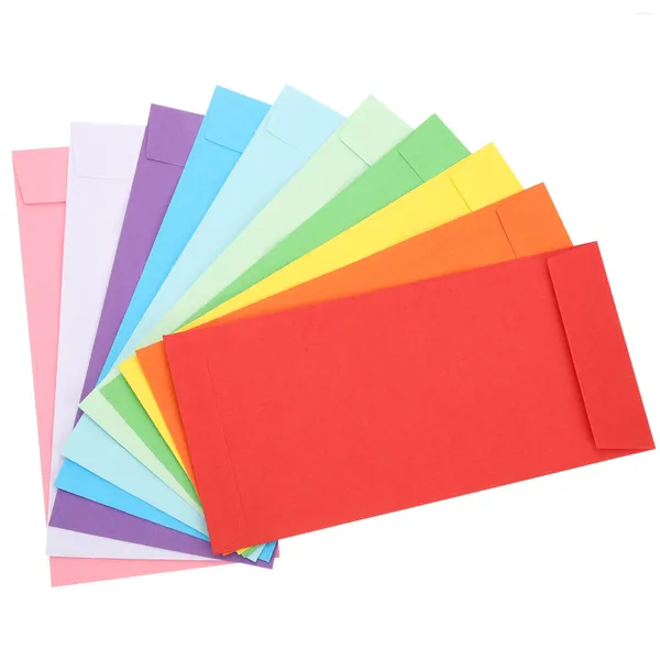 Papel de embrulho para presente 120 unidades Autoadesivo Envelopes de ponta Envelopes Coloridos Economizando Dinheiro Plástico Economizando Artigos de Papelaria Desafio