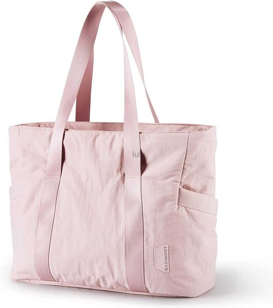 BAGSMART Borsa tote da donna Borsa a tracolla grande Borsa con manico superiore con fibbia per tappetino da yoga per palestra Scuola di lavoro HKD230807