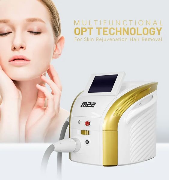 M22 OPT IPL Laser Trattamento dell'acne Rimozione vascolare Ringiovanimento della pelle Macchina per la depilazione