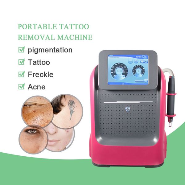 Dispositivo per la rimozione dei tatuaggi laser a picosecondi Nd Yag di fascia alta 1200w Big Power Q Switched 1320nm Attrezzatura per il trattamento dell'acne per il ringiovanimento della pelle della buccia di carbonio della bambola nera