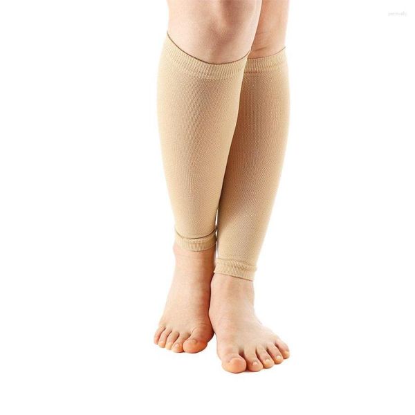 Calzini da donna Trattamento vene varicose Calze da uomo unisex Compressione in fibra di poliestere di vitello