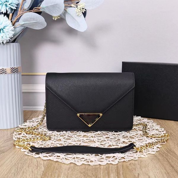 2023designer çanta bayanlar flep crossbody tuval gerçek deri tote çantaları klasik harf baskılar omuz çantası