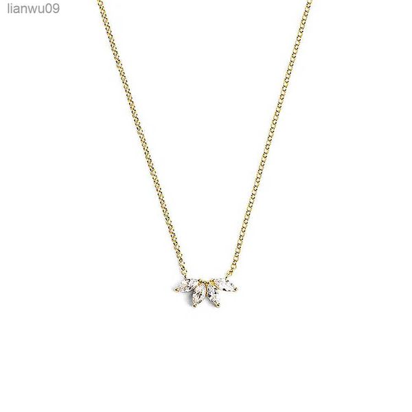 Boako 925 Стерлинговое серебряное подвесное ожерелье для женщин -ювелирных изделий на шею геометрическая циркона Choker Clabil