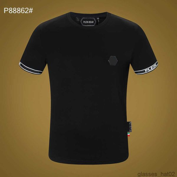 Plein Bear t Shirt Mens Designer Tshirts Brand Clothing Skull Men T-shirts Classical High Quality Hip Hop Streetwear Tshirt Casual Top Tees Pb 11261