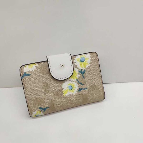 Damen-Geldbörse mit Blumendruck, luxuriöse Geldbörsen, niedlicher Apple-Kartenhalter, Designer-Geldbörse, Geldbörse für Damen, Schlüsseltasche, Leder-Designer-Tasche, Geldbörse 230712