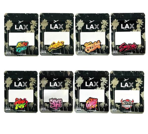 Оптовая упаковочная сумка 3.5G Lax Laxpacks Realable Zipper Retail Пустое упаковка Mylar Bags