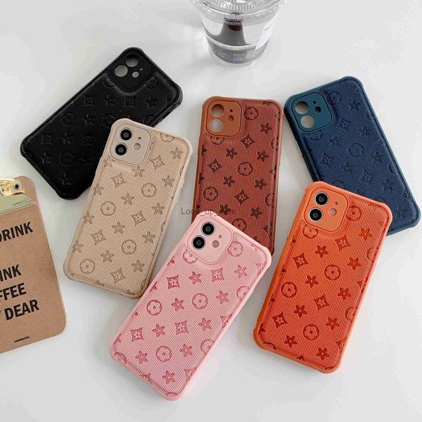 Дизайнерские кожаные телефона для iPhone 14 Pro Max Fashion Print Print Cover Luxury Mobile Shell Case Full Crowect For13 12 Mini 11 XS XR X 8 7 Plus HKD230807