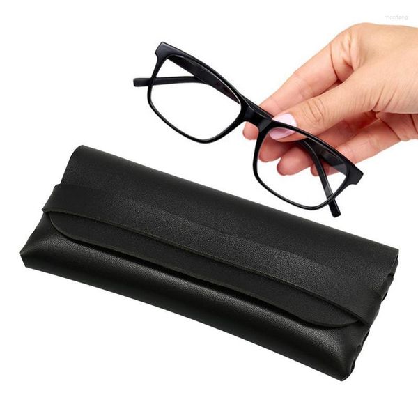 Borse portaoggetti Custodia per occhiali Occhiali da sole in pelle Resistente all'usura Impermeabile e portatile Si inserisce nello zaino tascabile o