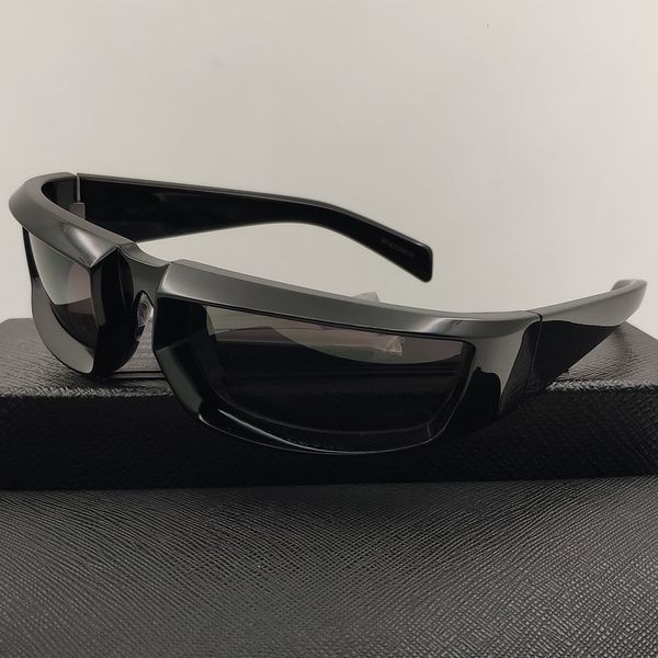 Солнцезащитные очки Рамки Продажа спортивная мода для женщин Эстетические нерегулярные черные бренд -дизайнерские солнцезащитные очки прохладные солнцезащитные очки 230807