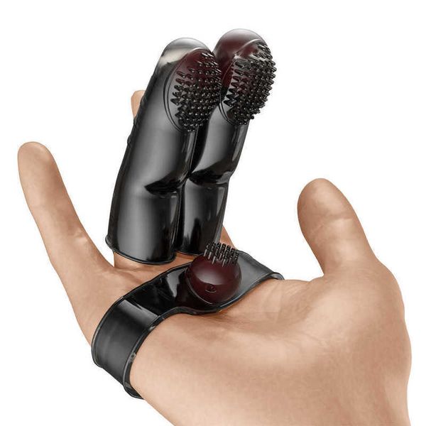 Finger Sleeve Vibrator G-Punkt Orgasmus Massage Klitoris Stimulieren Weiblicher Masturbator für Frauen Paare Erwachsene Produkt