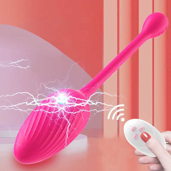 Shock elettrico vibrazione dell'uovo Esercizio di uova vaginale Vibratori a sfera G Spot MASSAGER Clitoride stimolante per le donne coppia