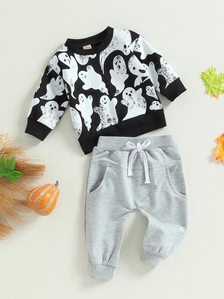 Completi di abbigliamento Top con volant a maniche corte per bambina con leggings con stampa floreale Set di abiti estivi carini e comodi