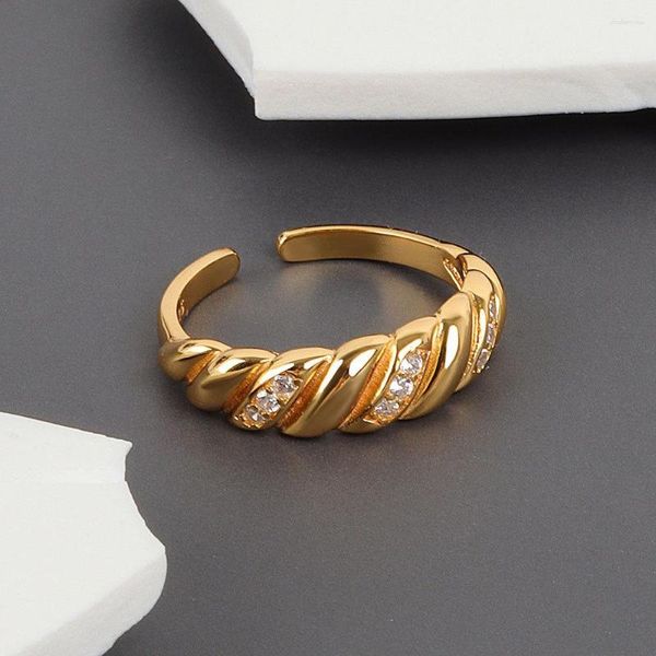 Hochzeit Ringe Jianery Ins Stil Vintage Kristall Runde Für Frauen Männer Liebhaber Finger Ring Minimalistischen Schmuck Boho Großhandel