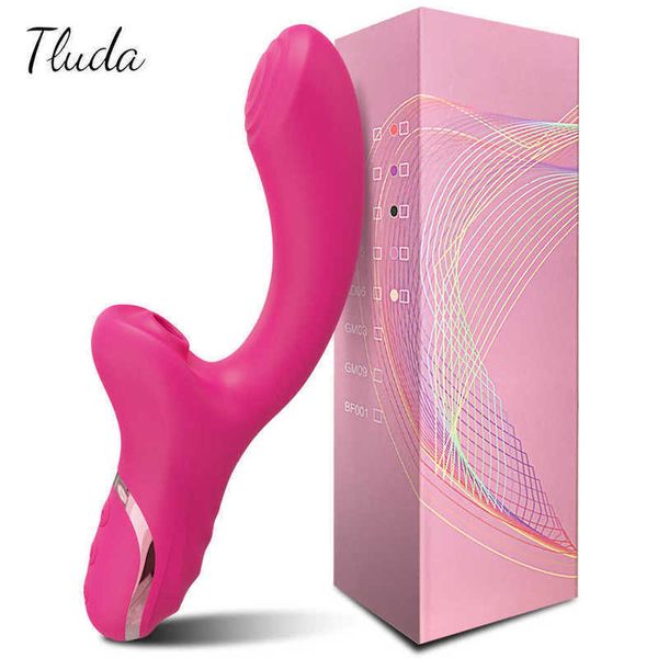 Masaj Modları G-Spot Vibratör Kadın Güçlü Klitoris Sucker Vakum Stimülatör Yapay penisi Kadınlar İçin Yetişkinler Malları