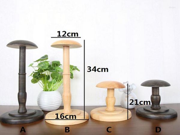 Вешалки 5 шт/лот настоящий деревянный настольный магазин шляп