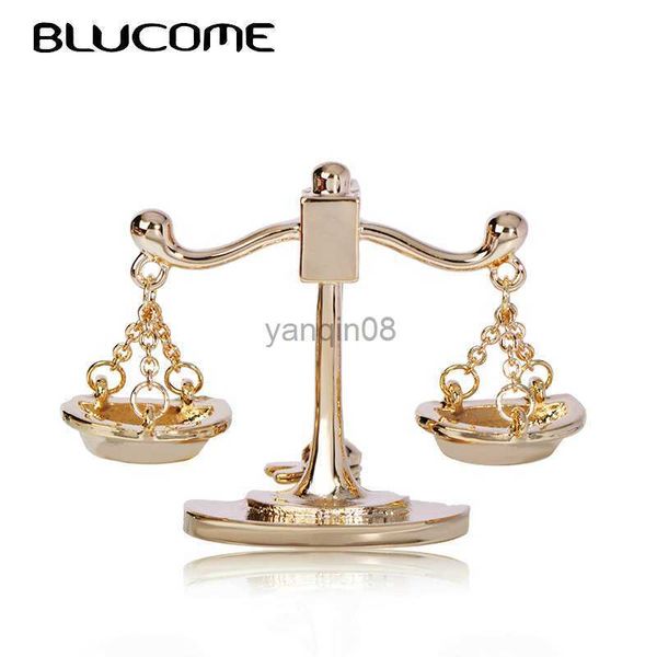 Pimler Brooches Blucome Modaya Düzenli Denge Broşı Kadın Çocuklar İçin Altın Renk Takıları Giyim Giyim Sırt Çantası Eşarp Takım Pinler Takım Anlatım Hediyesi HKD230807