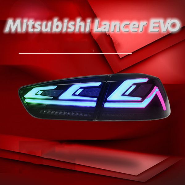 Светодиодный тормозный задний фонарь для Mitsubishi Lancer Evo RGB обратный выделение заднего хода заднего хода.