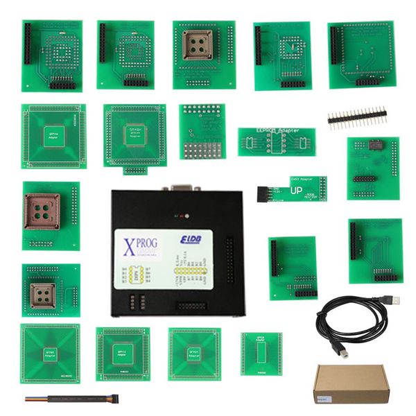 Mais novo XPROG-M V5 5 5 X-PROG M BOX V5 55 ECU Programador ECU Chip Tuning Xprog Box Programmer XPROG V5 55 Adapters211h