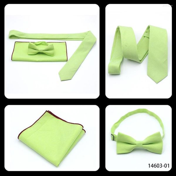 Галстуки бабочки Lyl 6cm Solid Green Men Seat Set STARKIEFFIEF BOWTI