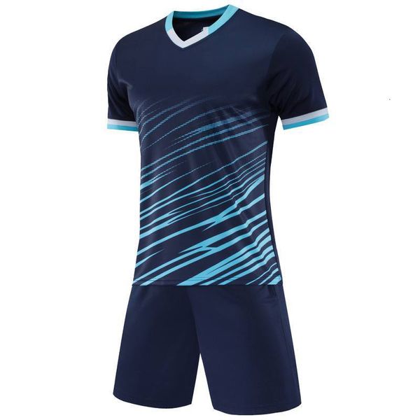 Tute da uomo Maglia da squadra di calcio Set Uniforme personalizzata Abbigliamento sportivo T-shirt da badminton per adulti Pantaloncini Quick Dry Running Gym Tute sportive traspiranti 230804