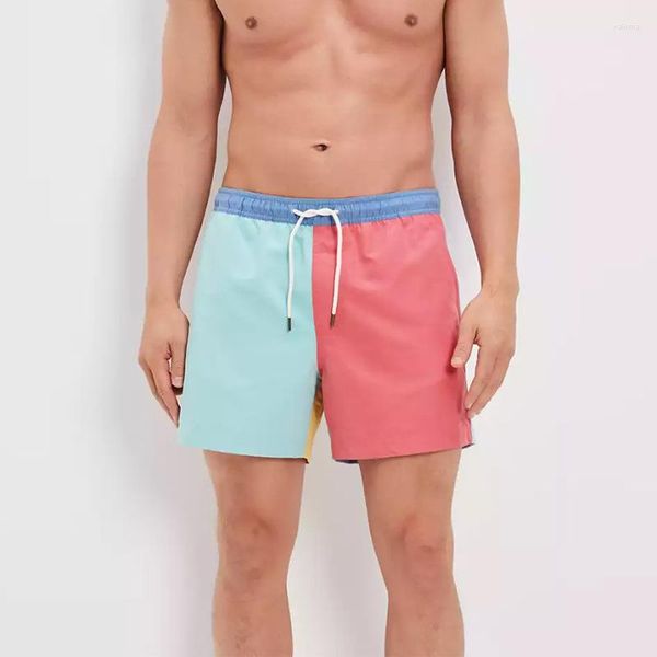 Erkek şort plaj pantolon erkek artı boyutu spor fitness maç renk rahat beş dakikalık yüzmek kum Hawaii sörf hareket ins